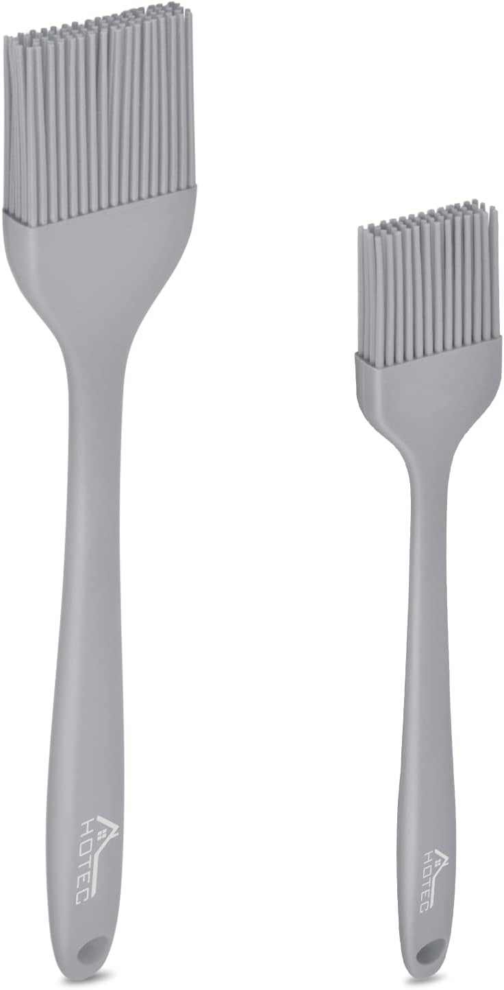 600℉ Heat Resistant Basting Brushes, BPA Free Silicone Pastry Brush for BBQ Grill Barbecue Baking Kitchen