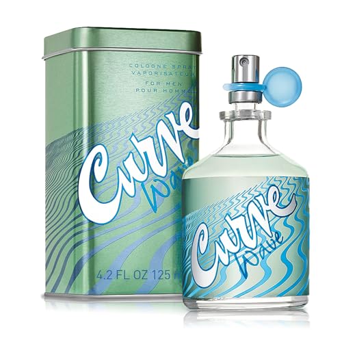 Curve Wave 4.2oz men's cool and fresh fragrance spray for casual day and night use