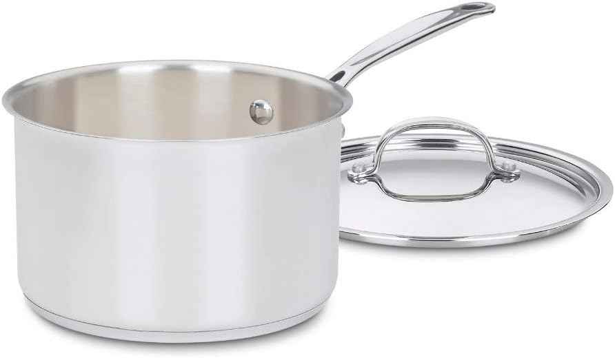 Cuisinart 1.5 Quart Saucepan w/Cover, Chef's Classic Stainless Steel Cookware Collection, 719-16