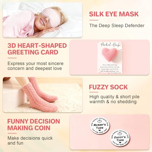YHRJWN New Mom Gifts, 10 Pcs New Mom Care Package After Baby & After Birth, Postpartum Gifts for Mom, Pregnancy Gift for Expecting Mom, First Time Mothers Day Birthday Gift Set