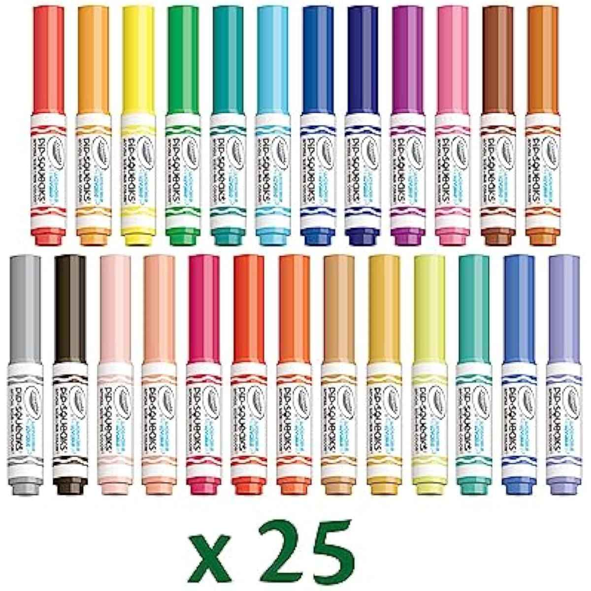 Crayola Pip-Squeaks Washable Marker Set (65ct), Essential Easter Basket Stuffers, Coloring Set, Drawing Art Supplies for Kids, Spring Craft Kit, Travel Activity, Gifts for Kids