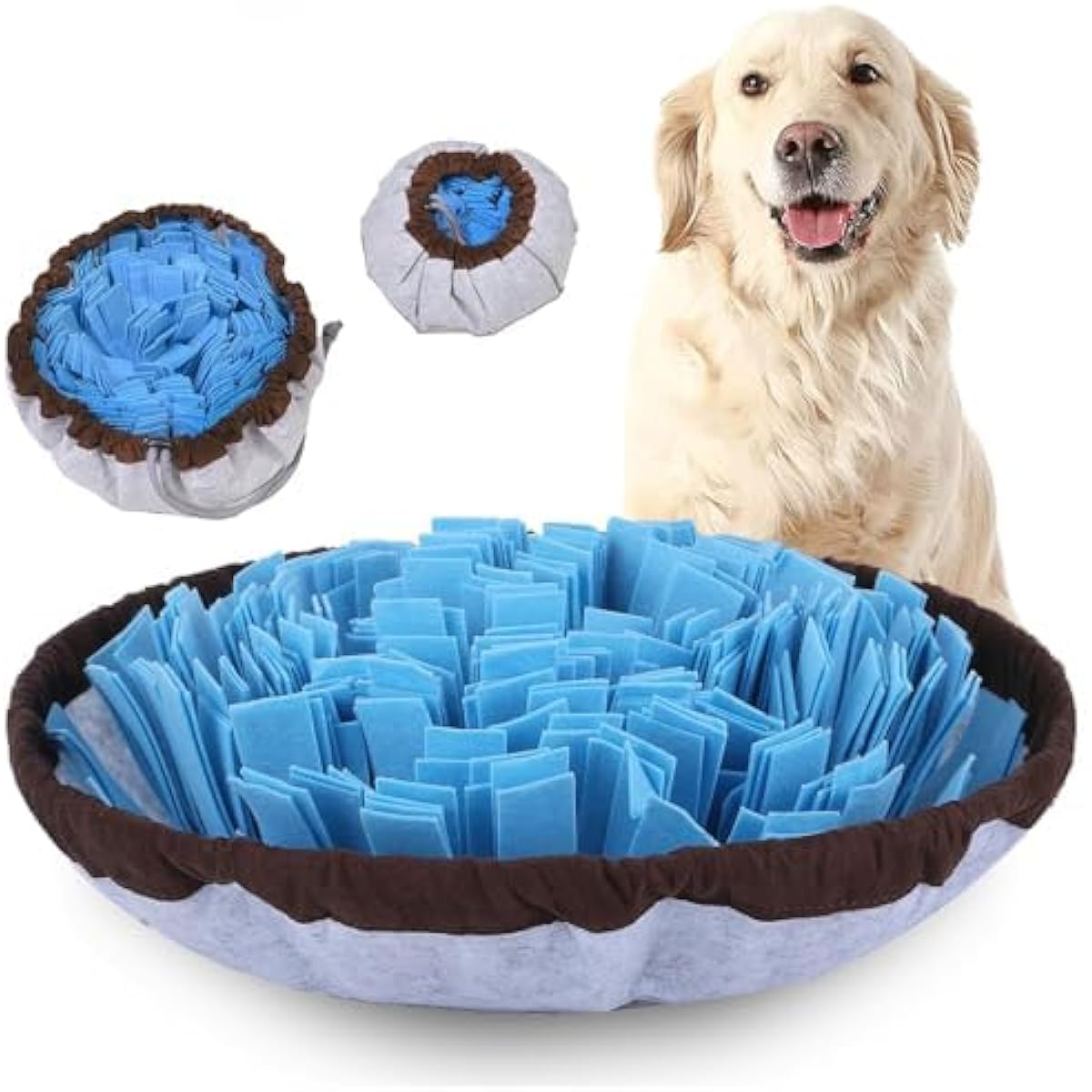 PET ARENA Snuffle Mat for Dogs - Adjustable Puzzle Toy for Large & Small Breeds
