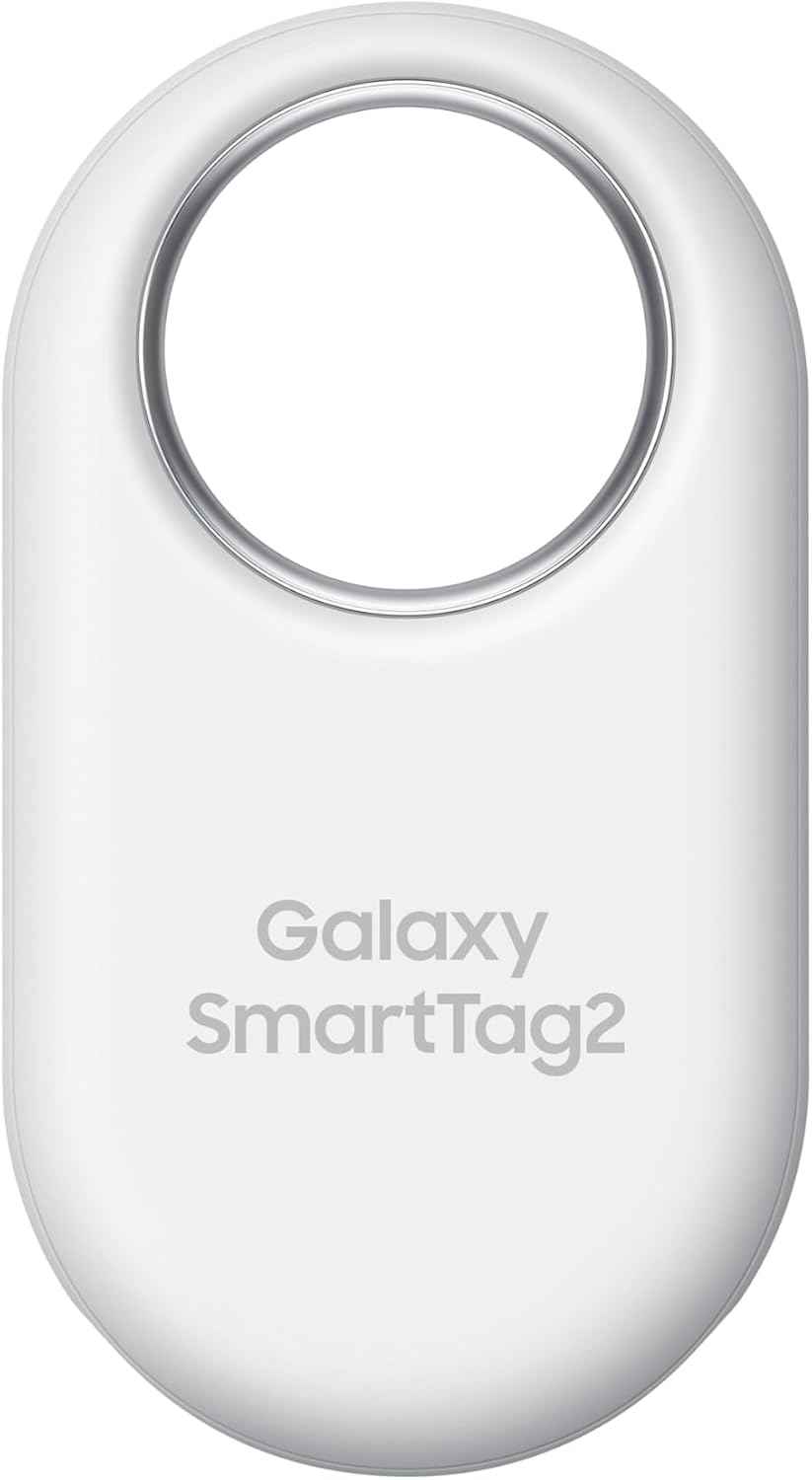 Samsung SmartTag2 (2023) Bluetooth + UWB, IP67 Water and Dust Resistant, Findable via App, 1.5 Year Battery Life (4-Pack) - Black/White (Global Edition, No US Warranty)