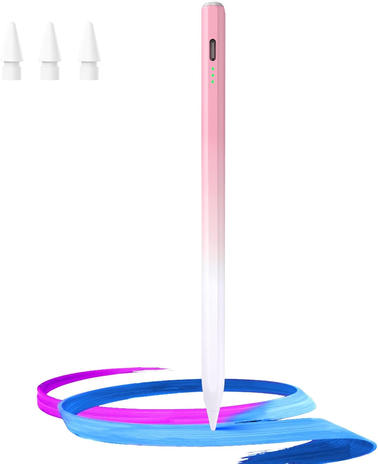 stylus-pen-for-ipad-(2018-2025)-13-mins-fast-charge-with-tilt-sensitivity-and-palm-rejection-for-various-ipad-models-white