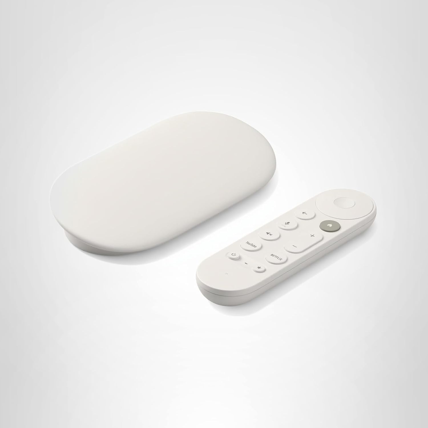 google tv streamer 4k porcelain remote voice search 32gb storage smart home control