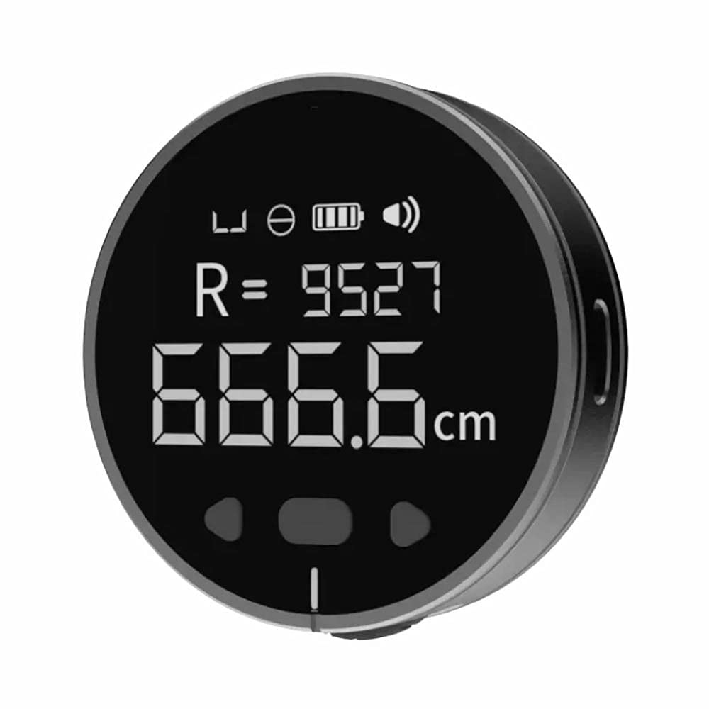 HomeMagician 324 ft digital tape measure with LCD display and rechargeable battery