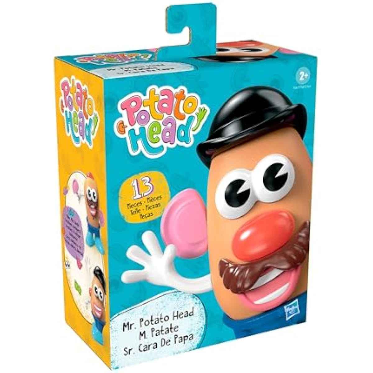 Mr. Potato Head Mr. Potato Head Set with 13 Parts and Pieces, Toddler and Preschool Toys for 2 Year Old Boys and Girls and Up