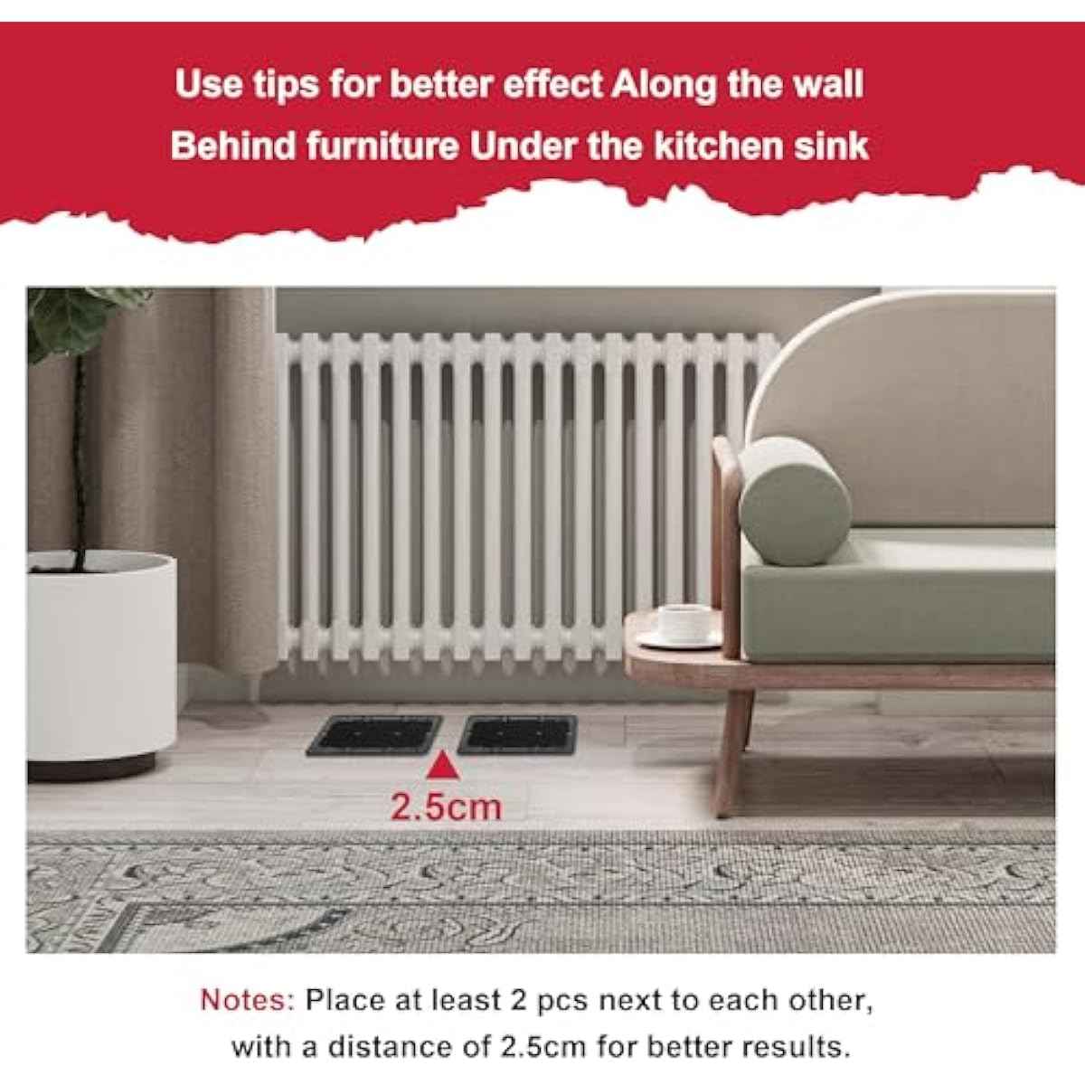 Glue Mouse Traps Indoor for Home -12 Pack Sticky MouseTraps Indoor for Safe Home Pest Control. Pre-Scented, Non-Toxic Glue Boards for Mice, Mouse & & Insects. Easy to Use