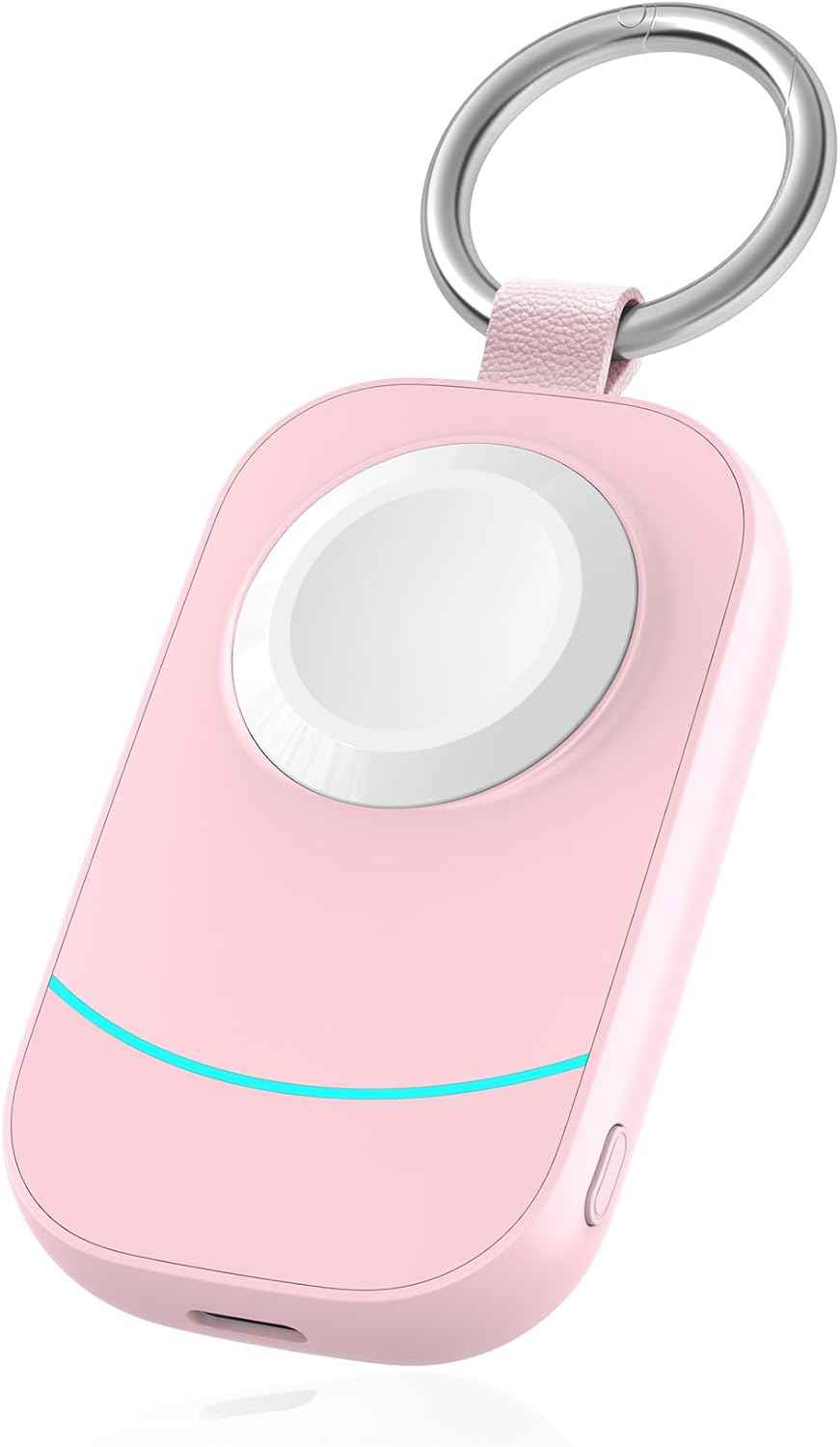 2500mAh Portable Charger for Apple Watch - Magnetic Fast Charging for Apple Watch Charger - Compact iWatch Accessories with Keychain for RV, Camping, Car & Travel Essential