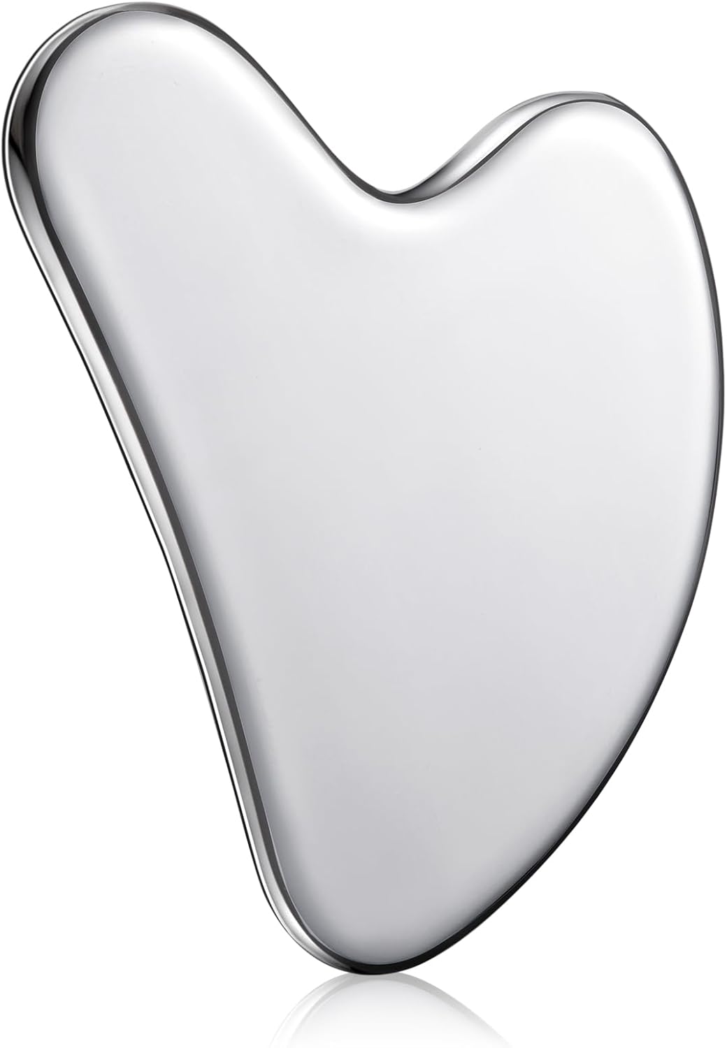 Nuanchu stainless steel gua sha facial tool for body with pouch, lymphatic drainage massage gift