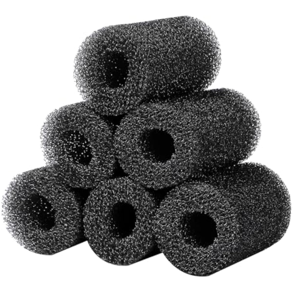 aquaneat 6-pack pre-filter sponge replacement foam cover for aquarium shrimp fry fish tank filter 0.8