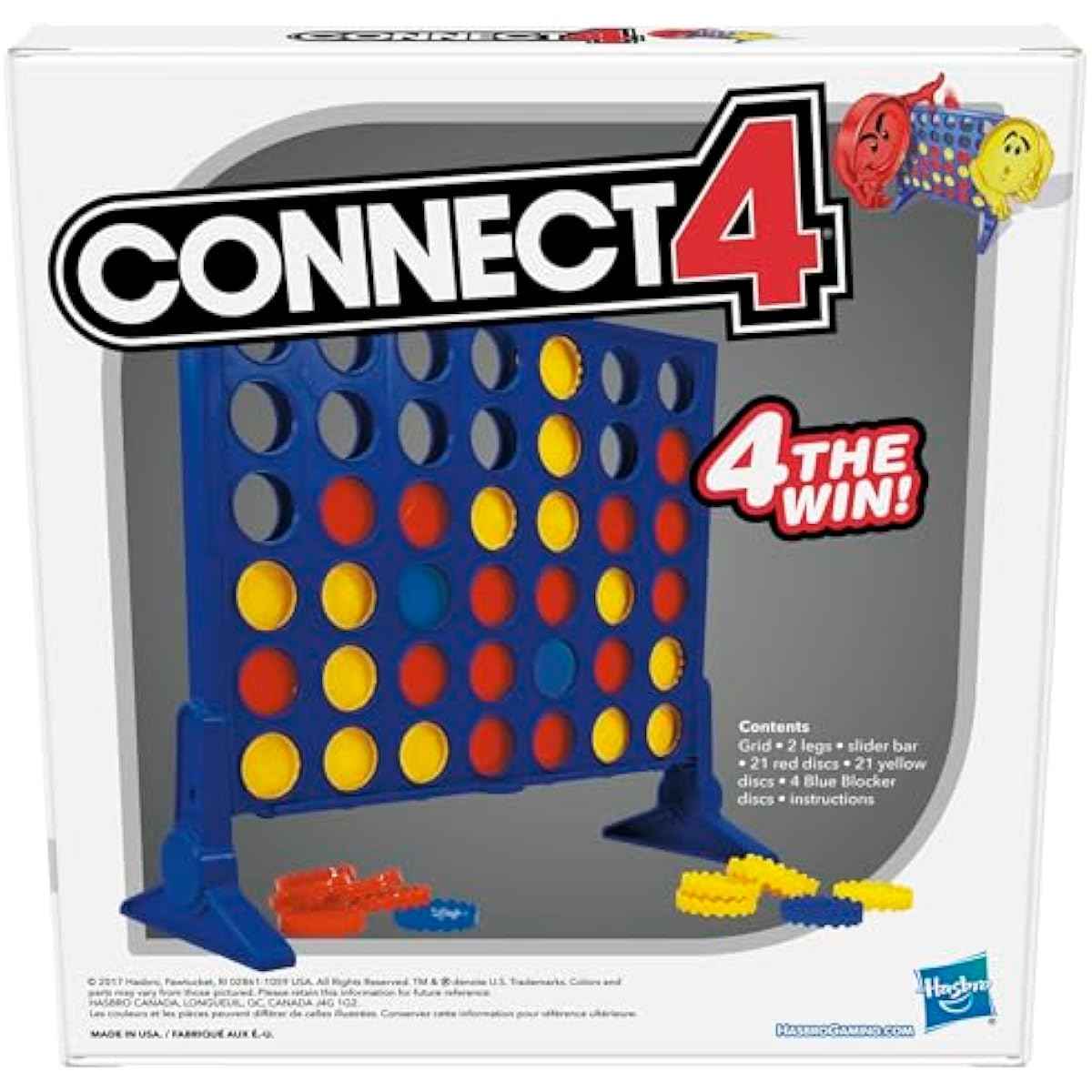Hasbro Gaming Connect 4 Strategy Board Game for Ages 6 and Up (Amazon Exclusive)