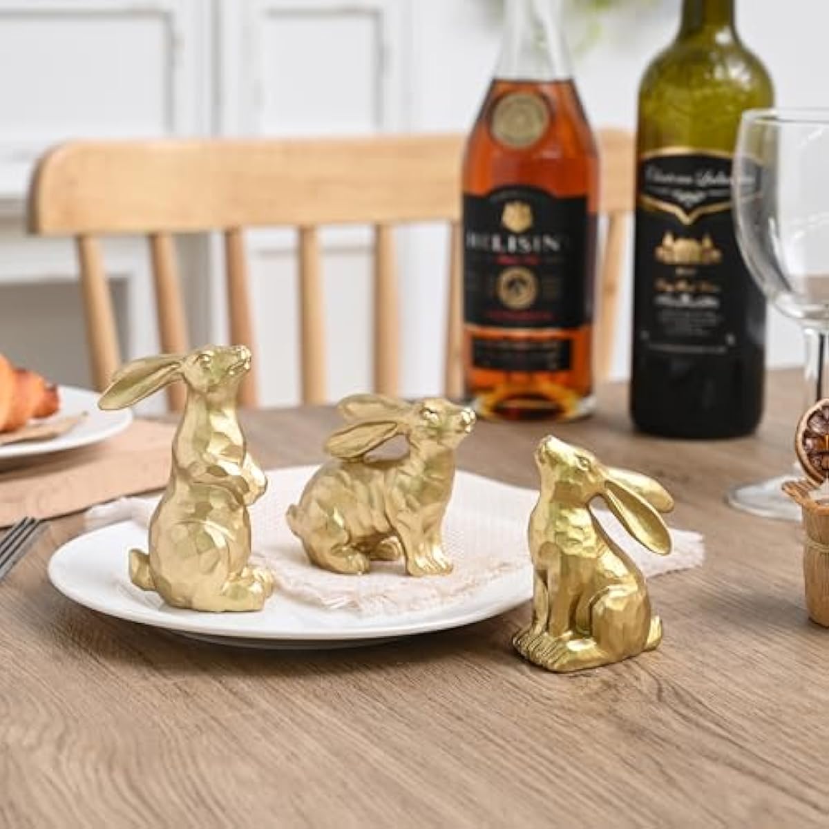 resin-gold-bunny-decor-rabbit-figurines-small-easter-bunny-set-of-3-antique-gold-collection