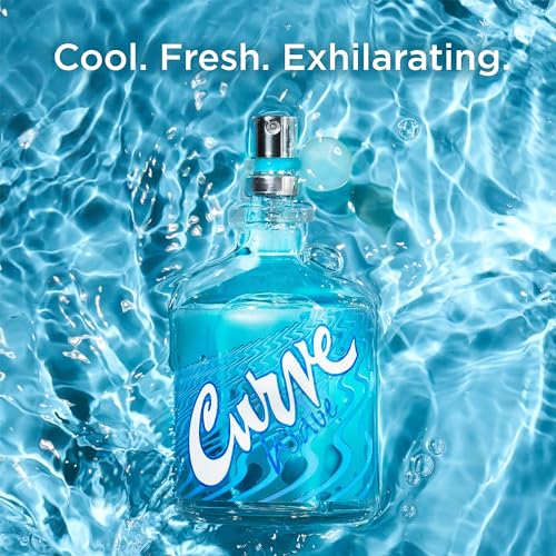 Curve Wave 4.2oz men's cool and fresh fragrance spray for casual day and night use