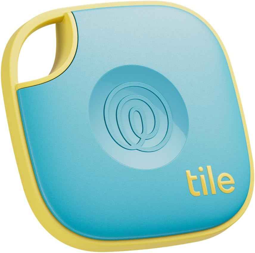 Tile by Life360 Mate - Bluetooth Tracker, Keys Finder and Item Locator for Keys, Bags and More. Phone Finder. Both iOS and Android Compatible. 1-Pack (Black)