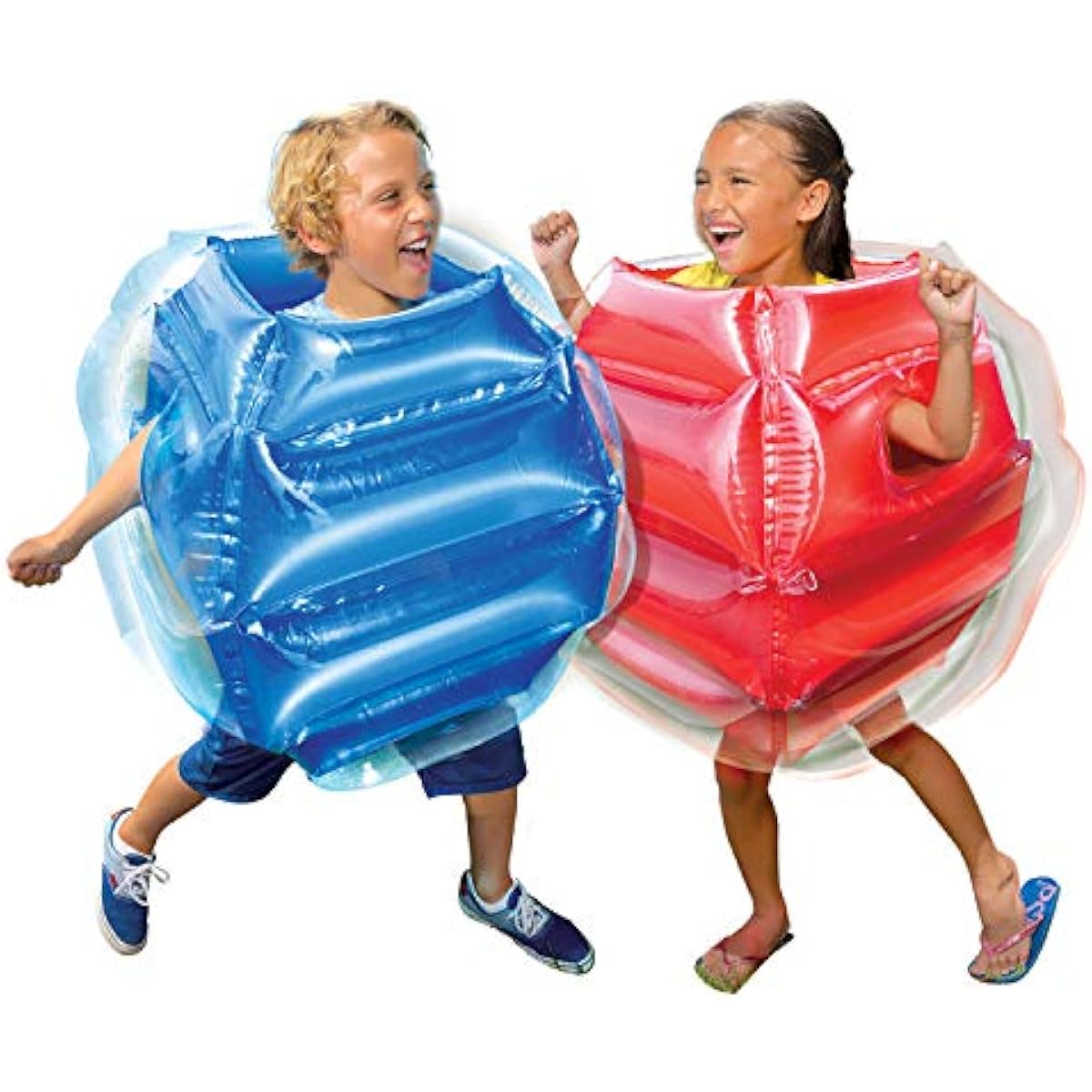 BANZAI: Bump N' Bounce Body Bumpers, A Game of Bumping & Bopping, 2 Bumpers Included in Red & Blue, Fun & Safe Cushion Inflatable Surface, For Ages 4 and up