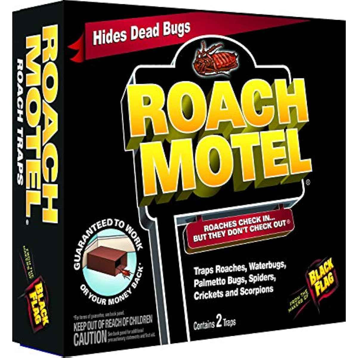 Black Flag Roach Motel Traps, 2-Count, 1-Pack