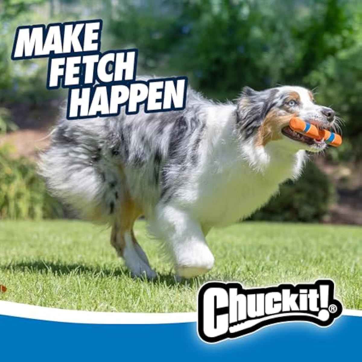 Chuckit! Interactive Dog Toy Ultra Fetch Stick - 12 Inch Outdoor Dog Toy for All Breed Sizes