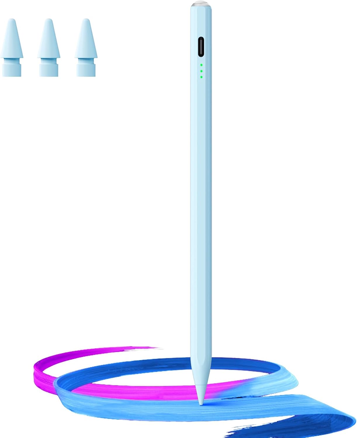 stylus-pen-for-ipad-(2018-2025)-13-mins-fast-charge-with-tilt-sensitivity-and-palm-rejection-for-various-ipad-models-white