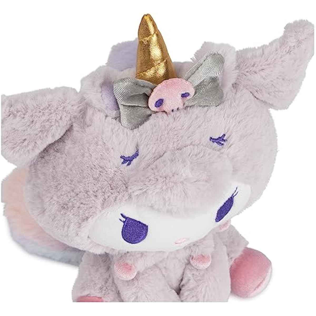 GUND Sanrio Kuromi Unicorn Plush Toy, Premium Stuffed Animal for Ages 1 and Up, Purple, 6”