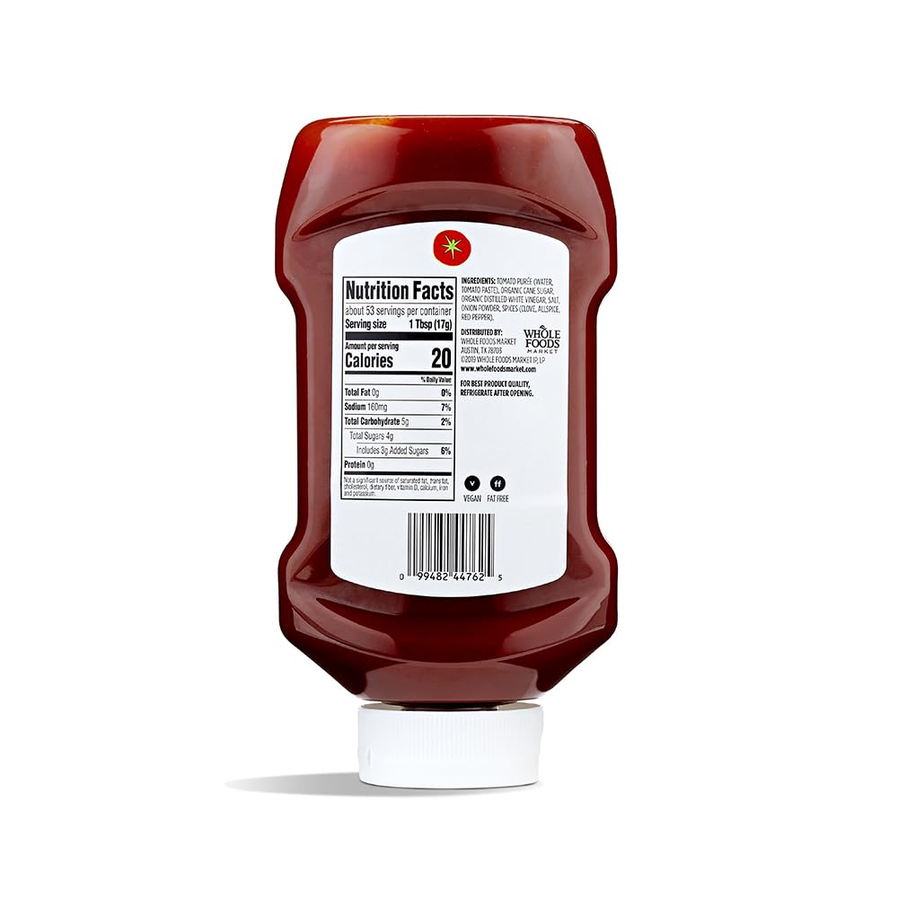 365 by Whole Foods Market, premium tomato ketchup, classic flavor, 32 ounce, kosher certified