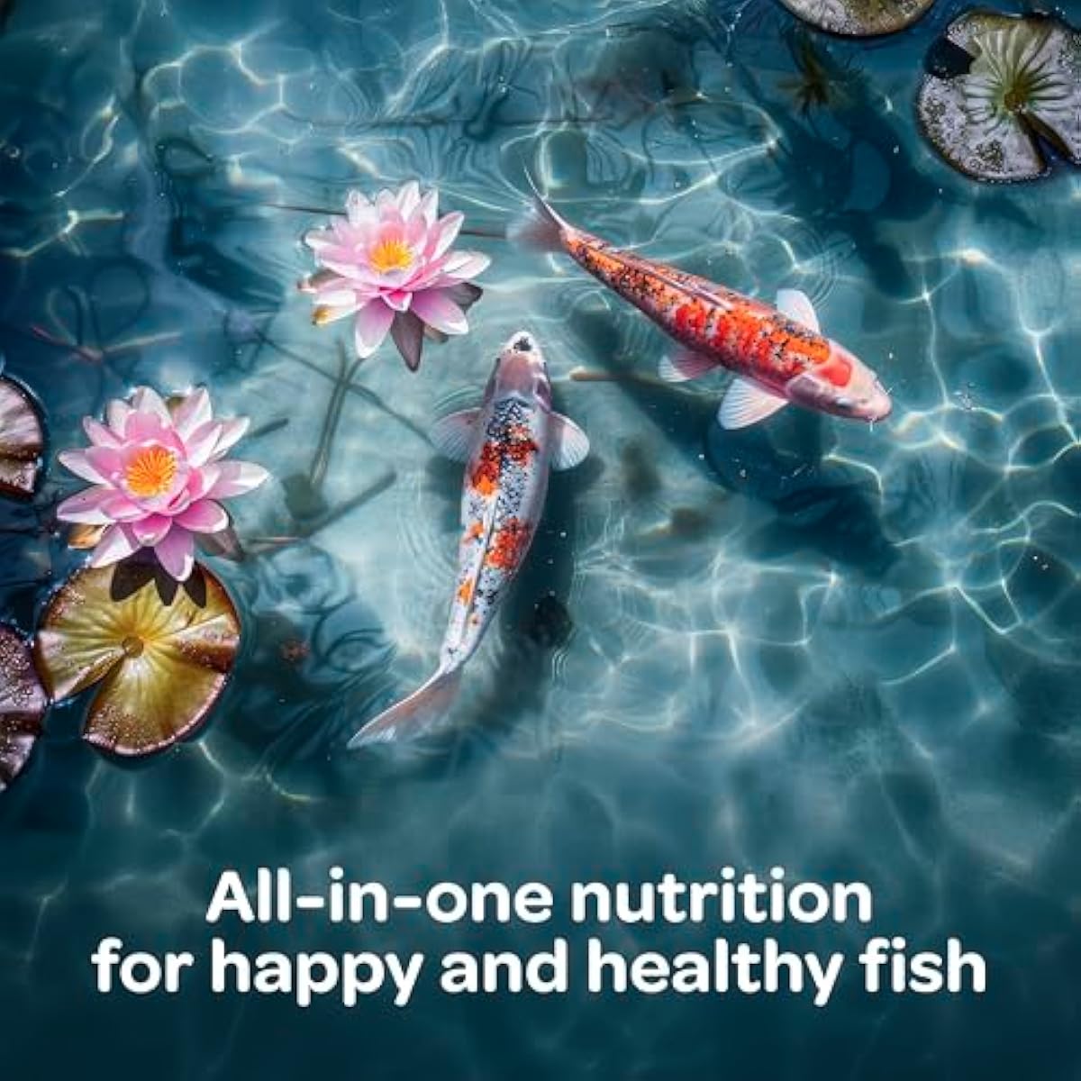 kaytee koi's choice koi floating fish food for koi goldfish and pond fish 10 pounds