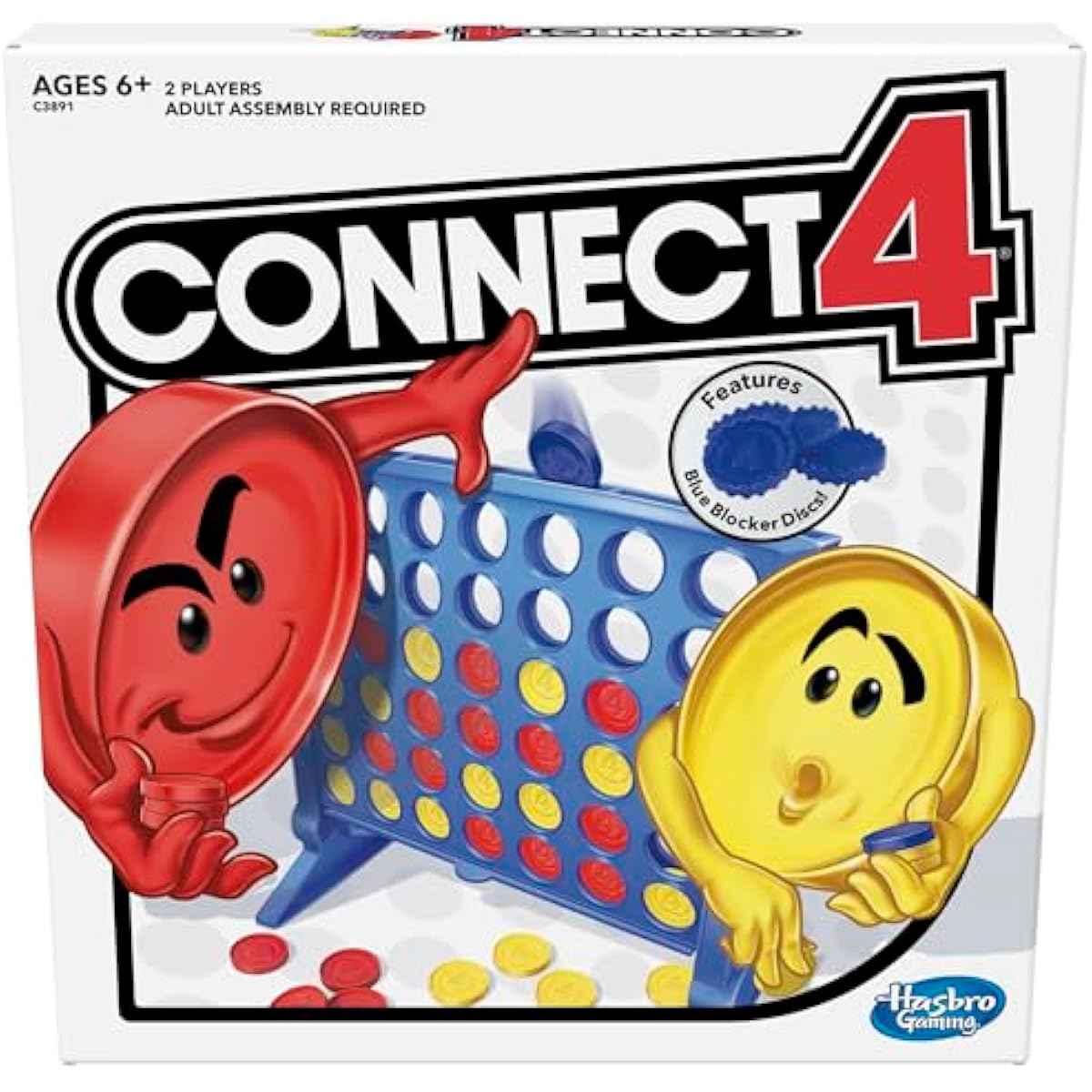 Hasbro Gaming Connect 4 Strategy Board Game for Ages 6 and Up (Amazon Exclusive)