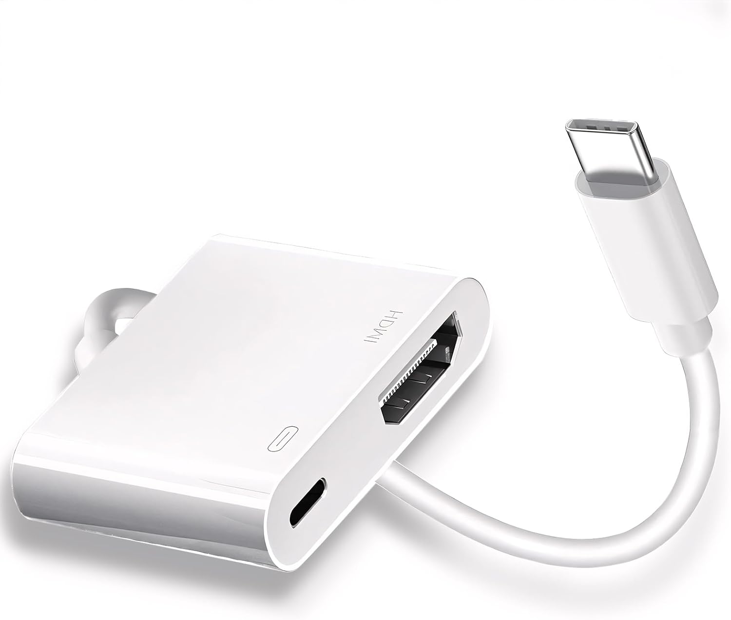 kinhaly usb c to hdmi adapter for tv, 4k@60hz with charging port, compatible for iphone 16/15 series and galaxy