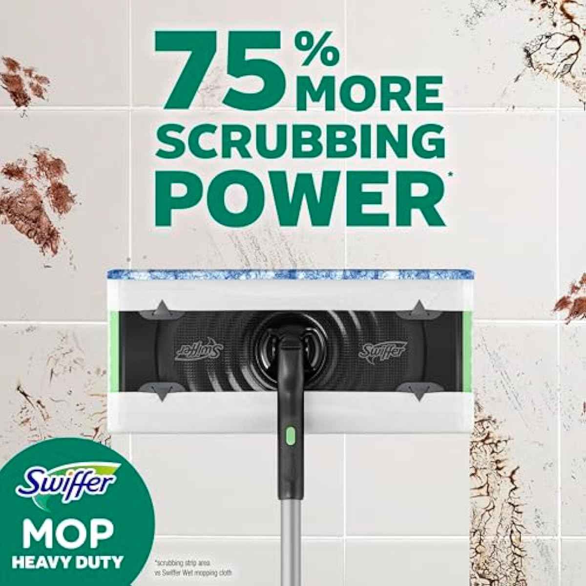 Swiffer Sweep + Mop, Wet Pads Refill, Floor Cleaner, Cleaning Cloths, Heavy Duty, Fresh, 20ct
