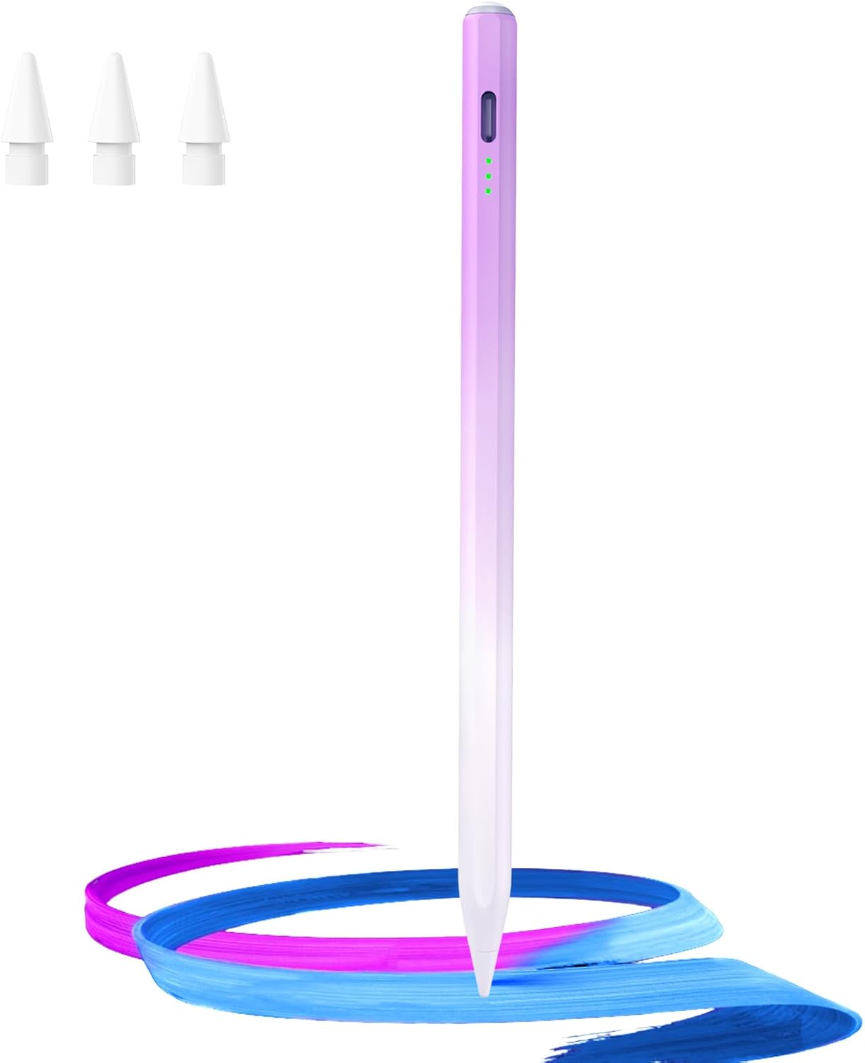 stylus-pen-for-ipad-(2018-2025)-13-mins-fast-charge-with-tilt-sensitivity-and-palm-rejection-for-various-ipad-models-white