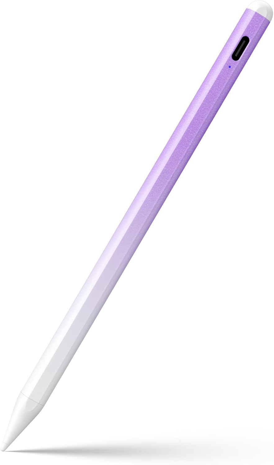 stylus pen for 6th-11th gen ipads, 2x fast charge active pencil compatible with 2018-2025 apple devices - white