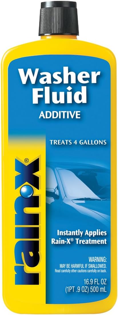 Rain-X RX11806D washer fluid additive for improved visibility and cleaning, 16.9 fl. oz, 500 ml
