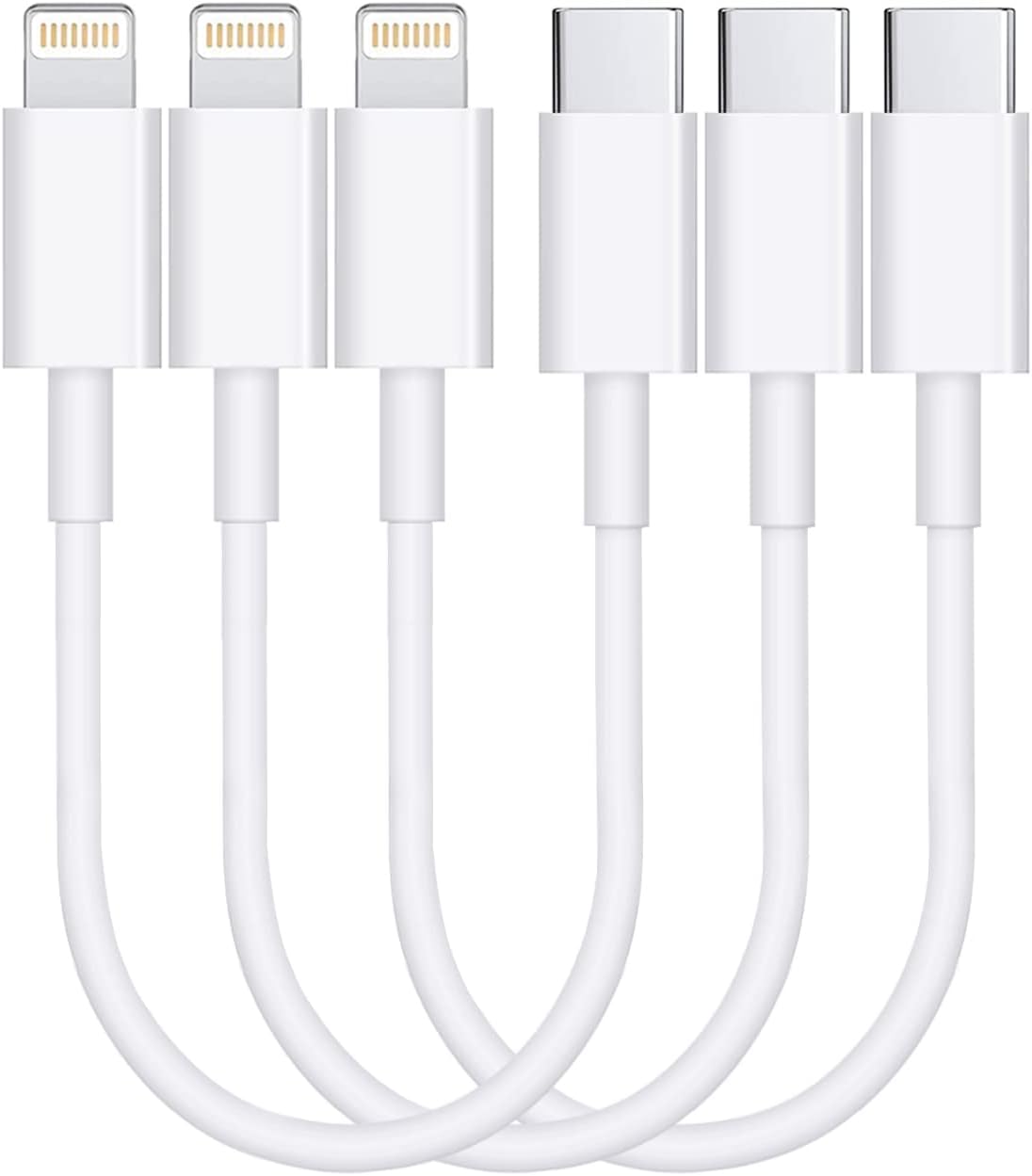 RCTech 3Pack 6FT Lightning cable MFi certified iPhone fast charger