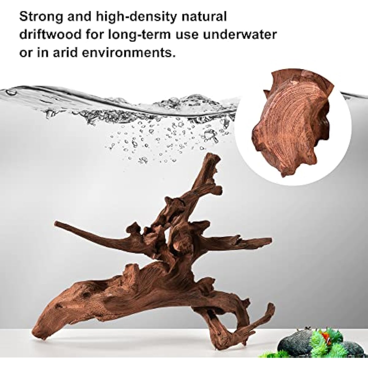 majoywoo Natural Coral Driftwood for Aquarium Decor, Assorted Driftwood Branch 6-10" 3 Pcs, Reptile Decorations
