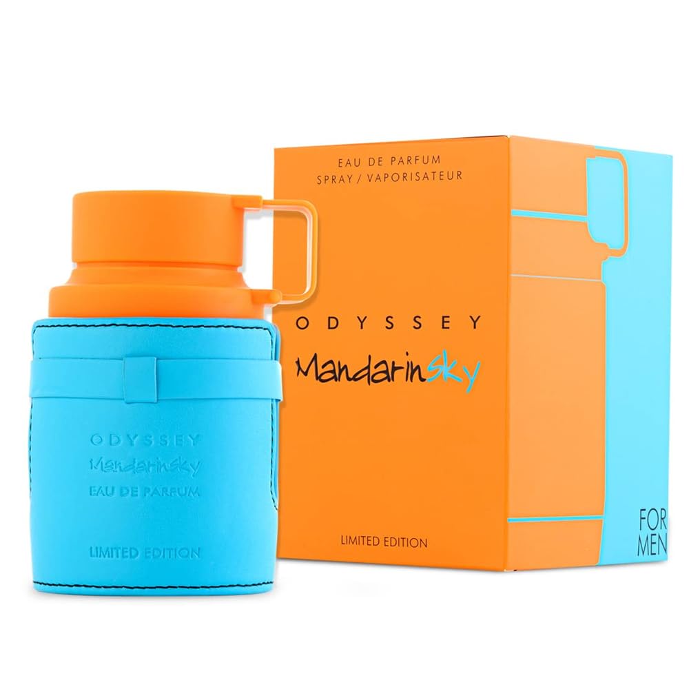Armaf Odyssey Mandarinsky Limited Edition Eau De Parfum Spray 3.4 oz for Men Long-lasting Fragrance