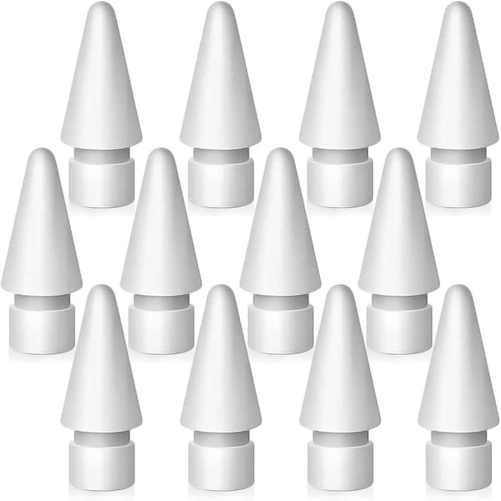 Replacement Tips for Apple Pencil 2nd Generation/ 1st Generation Tips, iPencil Nibs Accessories for iPad Pro Pencil 2/1 Gen(4 Pack)
