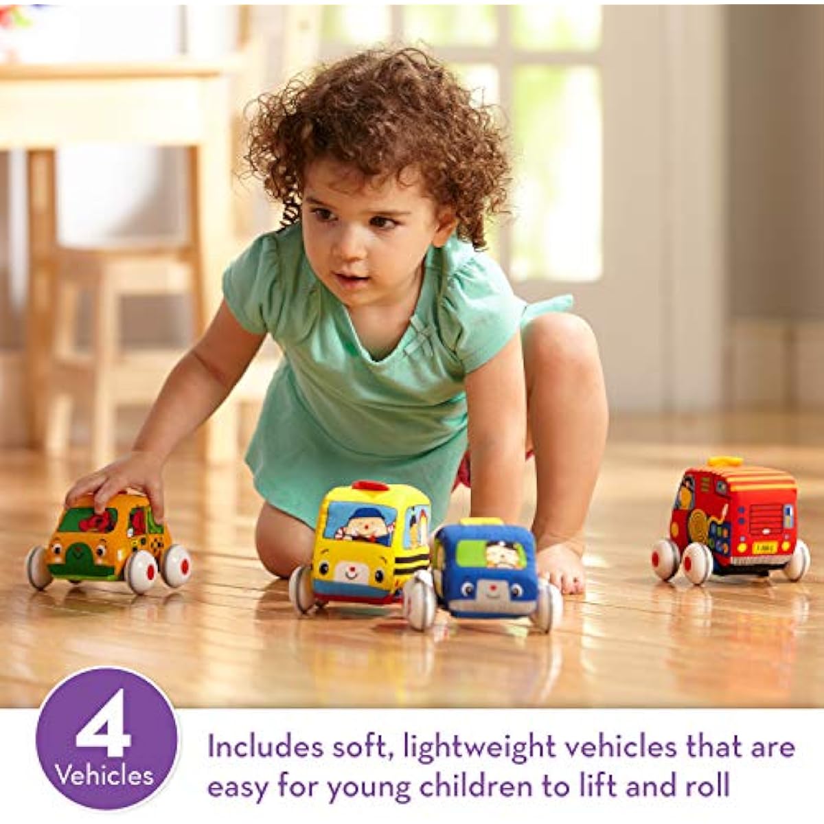 melissa-doug-k-s-kids-pull-back-town-vehicle-set-with-4-soft-toy-cars-and-trucks-for-babies-and-toddlers