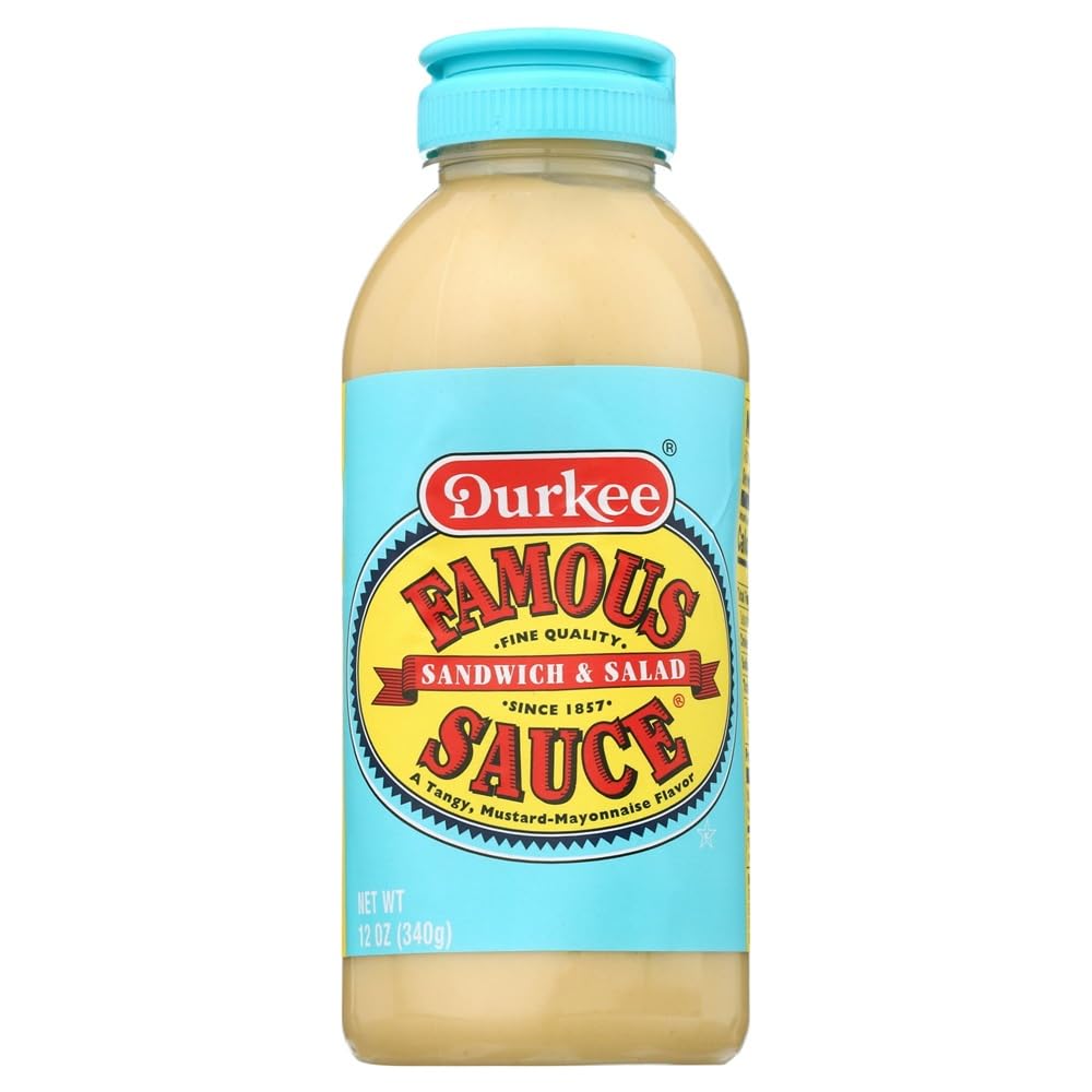 Durkee Famous Sauce, 12 Ounce condiment, 10 Ounce bottle, 12 Fluid Ounce, 12 Ounce capacity, great for dipping