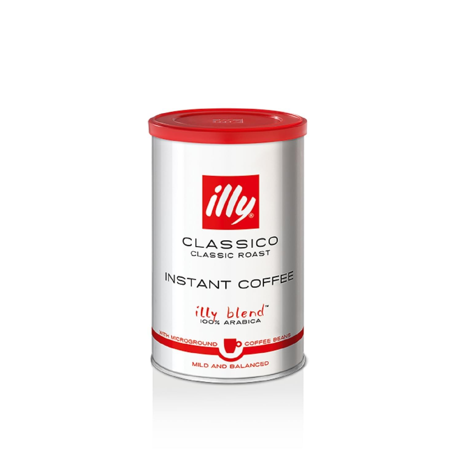 illy Instant Coffee 100% Arabica Classico Medium Roast easy preparation roasted in Italy 3.3 ounce