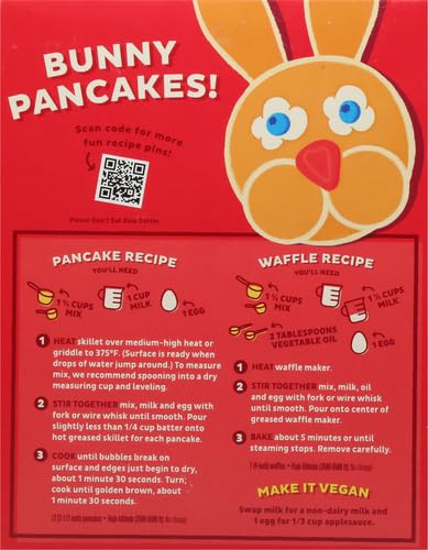 Annie's Organic Classic Pancake and Waffle Mix, Kids Breakfast, Vegan, 26 oz