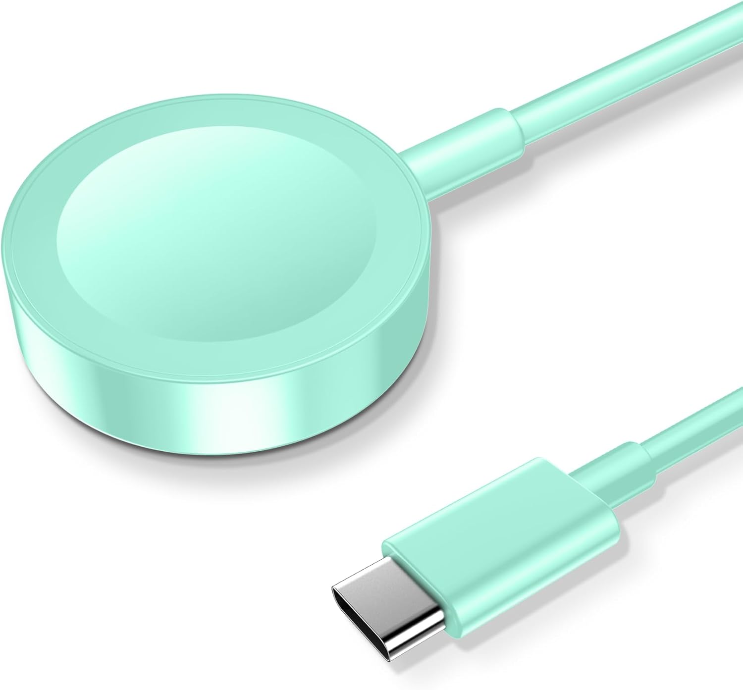 2026 upgraded magnetic charging cable for apple watch charger, usb c port, wireless charging cable for iwatch series ultra, 10, 9, 8, 7, 6, se, se2, 5, 4, 3, 2 - 3.3ft - white