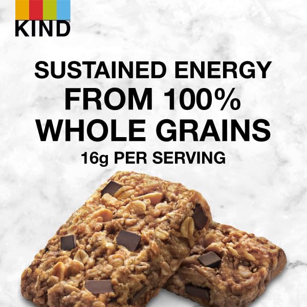kind breakfast peanut butter banana dark chocolate gluten free breakfast bars 6 count 8g protein
