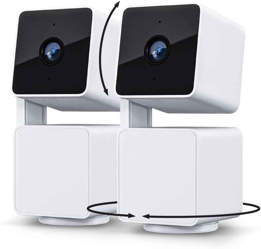 WYZE Cam Pan v3 Indoor/Outdoor IP65 1080P 360° Pan/Tilt/Zoom WiFi Smart Home Security Camera, Motion Tracking for Baby/Pet, Color Night Vision, Works with Alexa&Google Assistant, Free Expert Setup