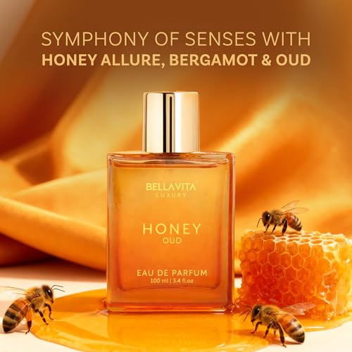 BellaVita Luxury Honey Oud Eau de Parfum 3.4 fl oz unisex fragrance patchouli vanilla bergamot