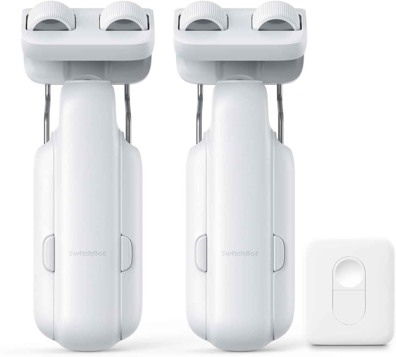SwitchBot 2025 Automatic Curtain Opener 3 Rod-Bluetooth Remote Control, WiFi&Smartphone Control, Upgraded High-Performance, Add Hub to Work with Alexa, Google Home, HomeKit