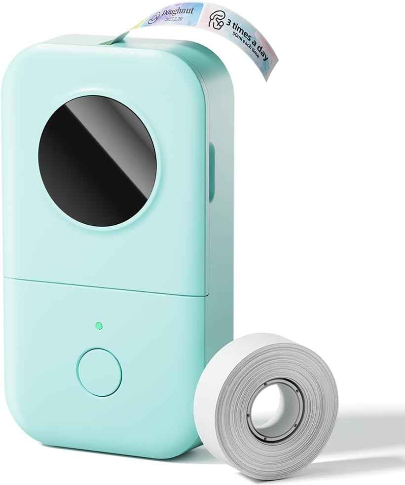 Phomemo Label Maker Machine, D30 Portable Handheld Bluetooth Mini Label Printer, Multiple Templates Smartphone Thermal Small Label Makers for Kid School Items, Classroom Teacher Supplies, Easy to Use