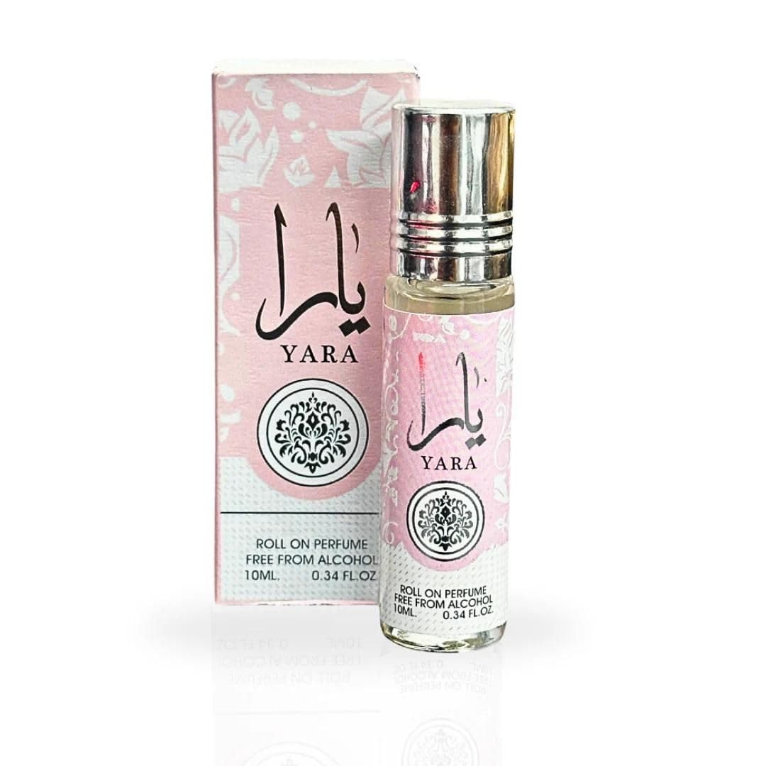 Ard Al Zaafaran Yara perfume roller, 10ml, 0.34 oz, fragrance for women, alcohol-free, long lasting