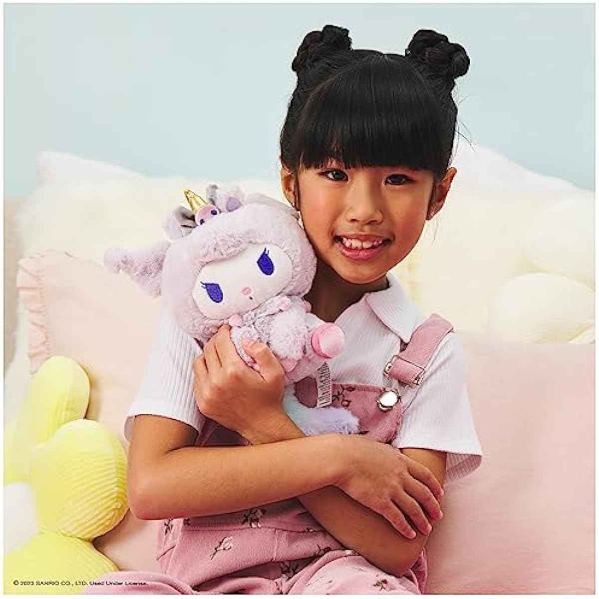 GUND Sanrio Kuromi Unicorn Plush Toy, Premium Stuffed Animal for Ages 1 and Up, Purple, 6”