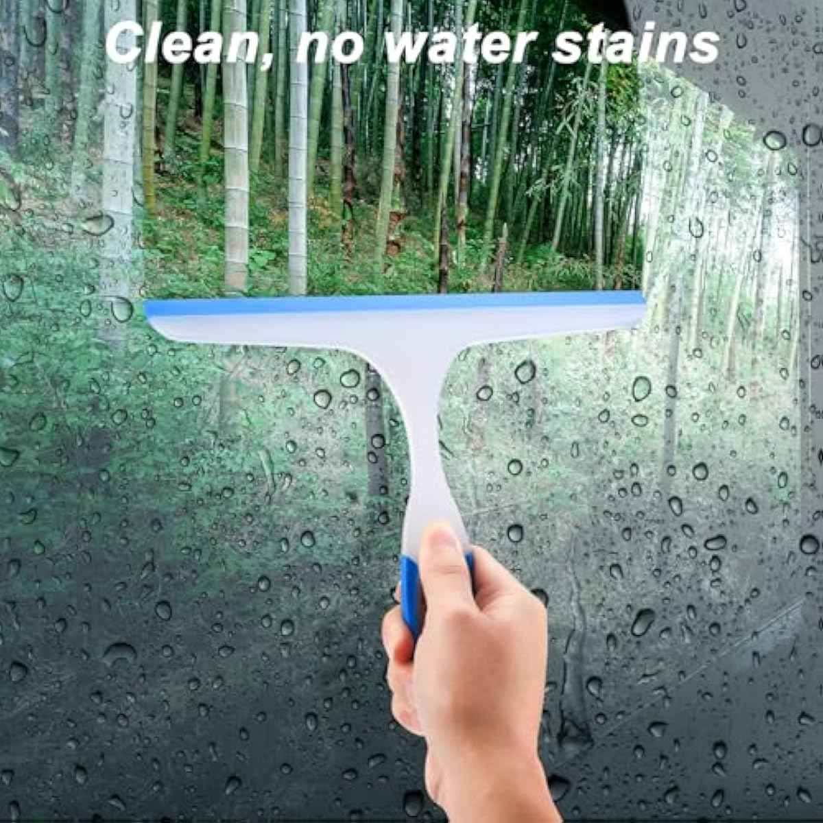 Shower Squeegee for Glass Doors, 3pcs Bathroom Squeegee for Shower Cleaner Squeegee, Window Cleaning Squeegee Glass Shower Door for Car Window Wiper Mirror Windshield