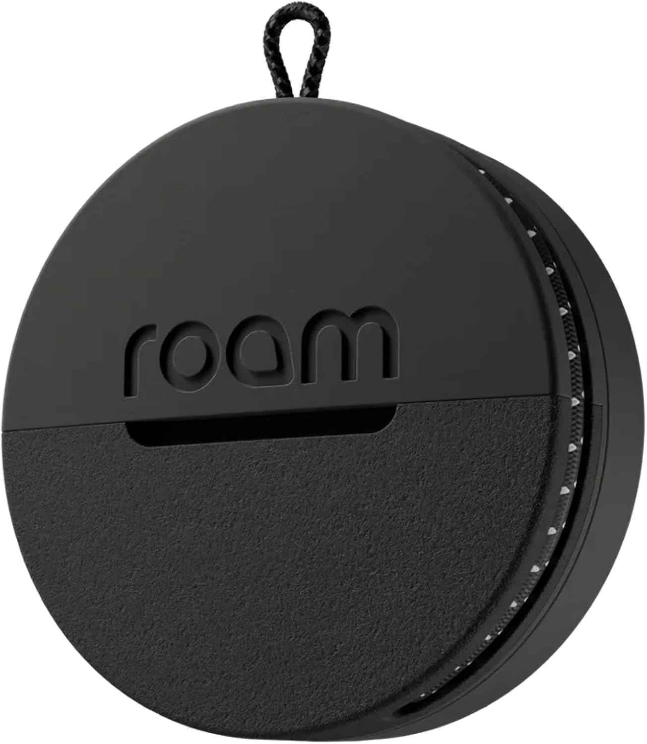 ROAM SMART TRACKER - Bluetooth Tracker & Item Locator for Keys, Wallet, Luggage, Kid & Pet Gear, (iOS, Android Compatible), No App or Subscription, Fast Setup, Waterproof | 2-Pack, Black & Blue